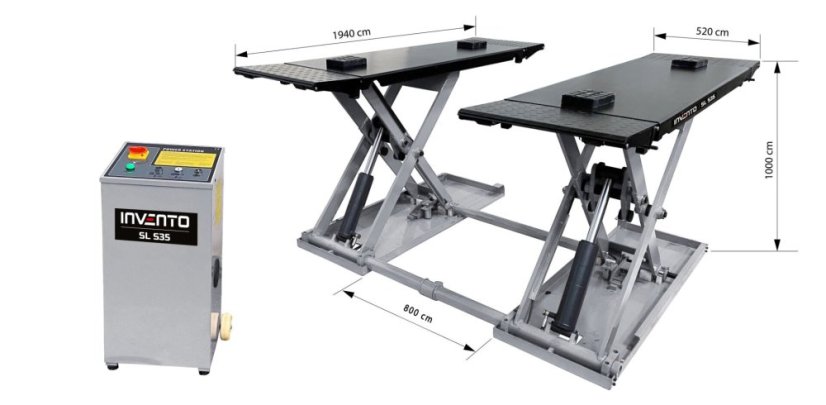 Scherenhebebühne 3,5 T 230V SL S35