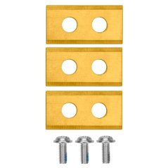 Set titanbeschichteter Messer für den Mähroboter 04-621 3 Stück. 04-621-30