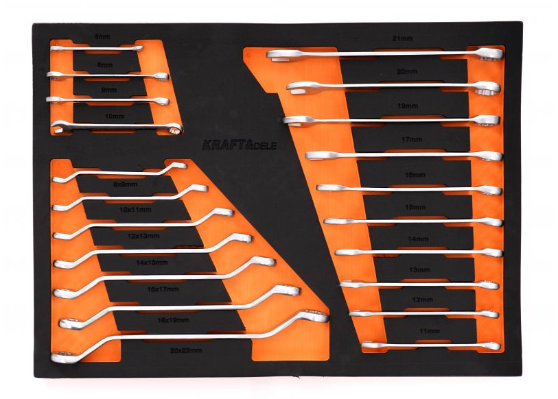 Cărucior pentru scule de atelier 258pcs - 7 sertare KD1067