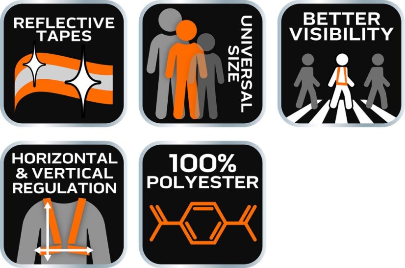 Reflexes safety harness 81-736