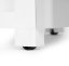 Regal na kolescih 5 polic White/ Grey