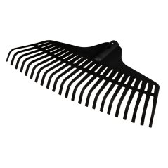 Srednje grablje za lišće, crne 15G086