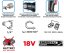 Șurubelniță pentru gips-carton Energy+ 18 V Li-Ion, fără baterie 58GE111.