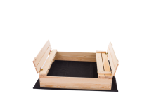 Pískoviště s lavičkami 100cm + krycí plachta + agrotextilie SUN