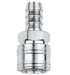 Schnellkupplung mit Schlauchnippel auf Schlauch 13mm