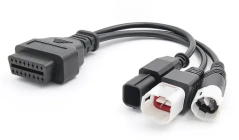OBD II redukcia na motocykel Yamaha 3pin, 4pin, Honda 6pin A0284