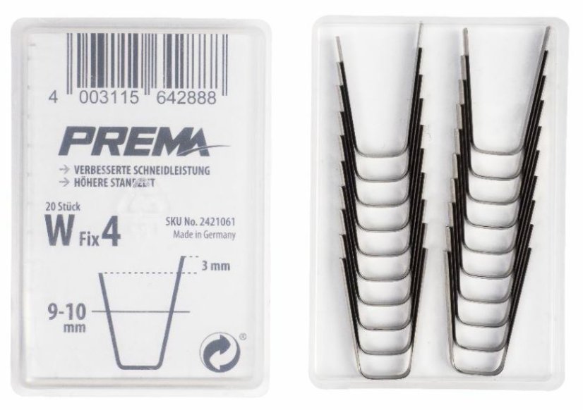 Nož za rezanje W Fix 4, za PREMA rezač profila 9-10 mm, 20 KOM.