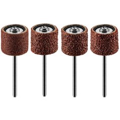 Bandă abrazivă 12,7 mm, K60, K80, K120, K240, set de 100 buc, + tijă 3,2 mm, 2 buc 55H077