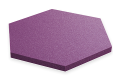 Akustický panel Hexagon 50x50cm, tloušťka 3cm, fialový