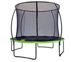 Trambulin 312cm + beltéri védőháló + lépcsők Green