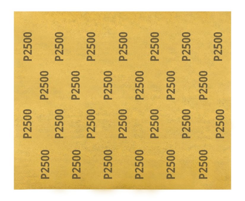 Brusni papir na bazi vode 230 x 280 mm, P2500 58T231