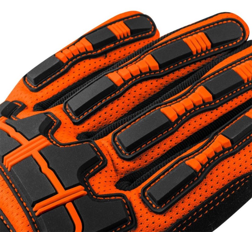 Arbeitshandschuhe mit Magnet, fingerlos, Größe. 10" GD013