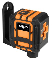 Křížový laser 20 m, s pouzdrem a magnetickým držákem, červený 75-142