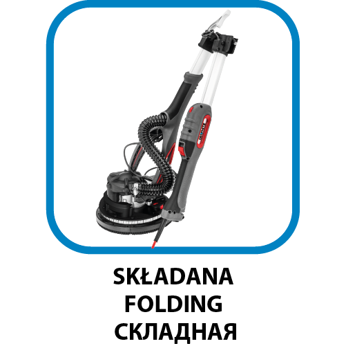 Gipszkarton csiszoló 800W , 215 mm, led 59G265