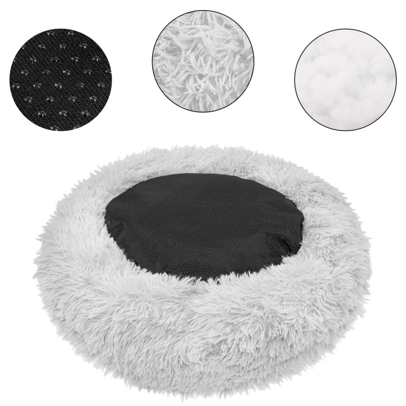 Pelíšek pro psa 80cm Light Grey Nero