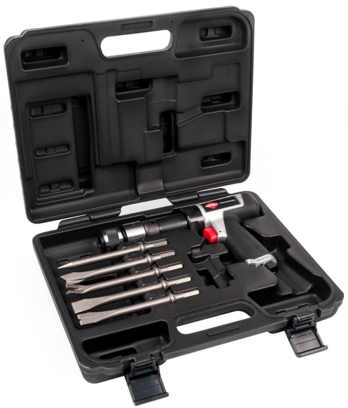 Presslufthammer 3/4" 283 l/min + Meißel (5 Stück) - Satz 45487