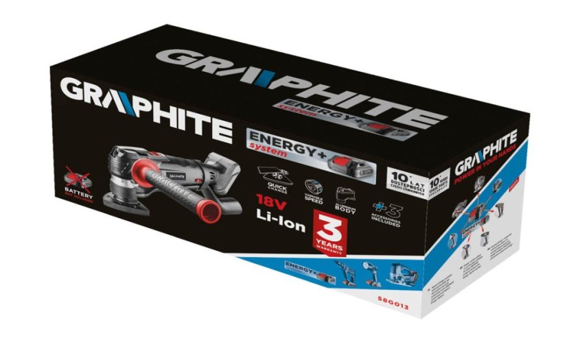 Akkubetriebenes Multifunktionswerkzeug Energy+ 18V, Li-Ion, ohne Akku 58G013