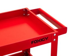 Dílenský vozík se 3 policemi červený