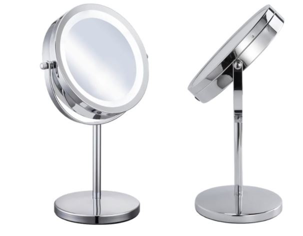 LED kozmetikai tükör 15 cm