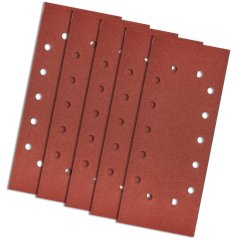 Brusni papir 115 x 280 mm, K240, 5 kom., s rupama 55H734