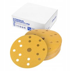 150 mm perforirani brusni papir, P180, 50 listova