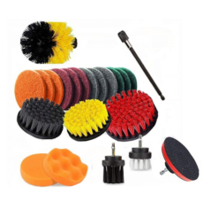 Sada čistících kartáčů na vrtačku 22ks KD10997