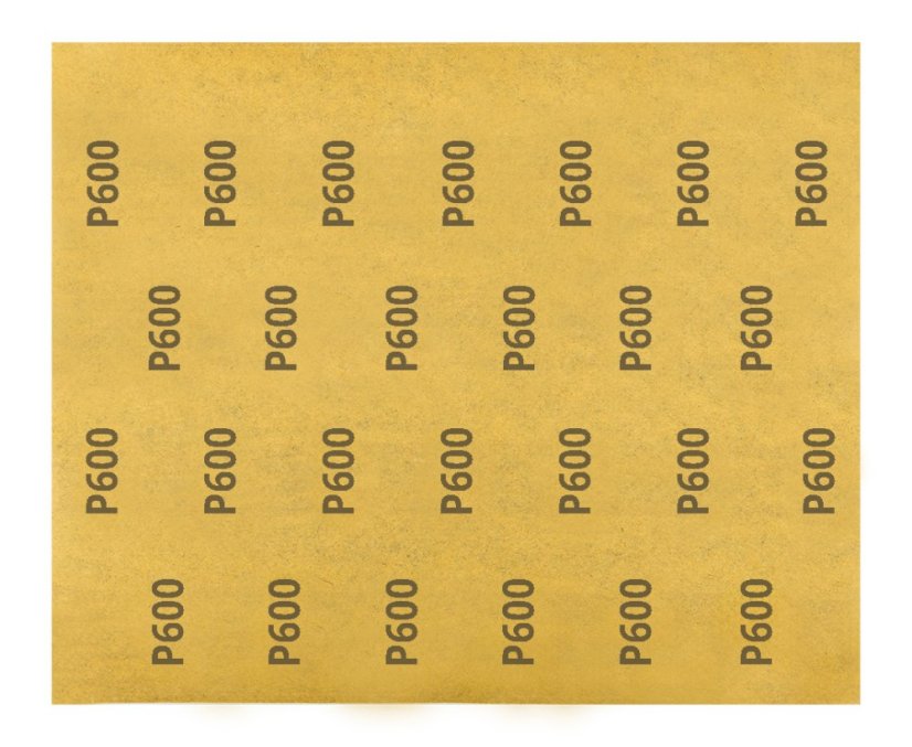 Brusni papir na vodni osnovi 230 x 280 mm, P600 58T223