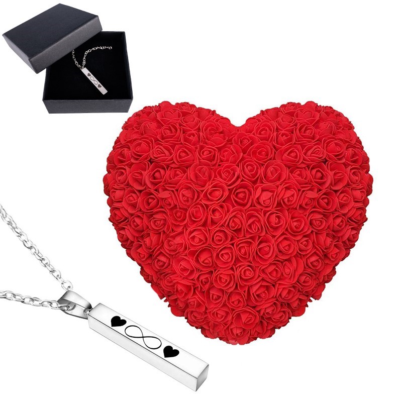 Herz aus Rosen 30cm