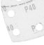 Brusni papir s čičkom, željezo 102 x 152 mm, P40, 5 kom, s 11 rupa 58T300