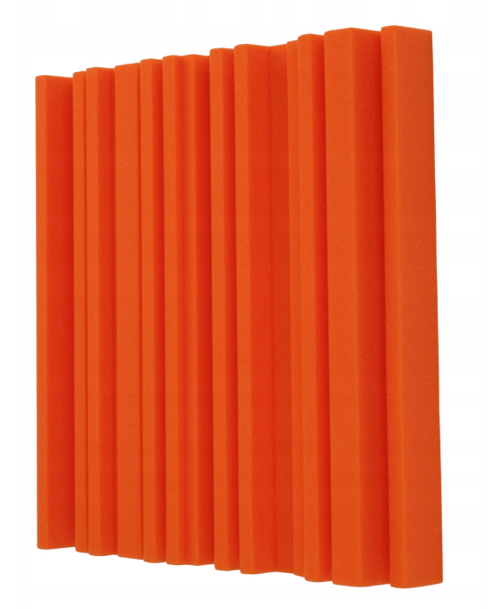 Akustický panel Equalizer 50x50cm, tloušťka 7cm, červený