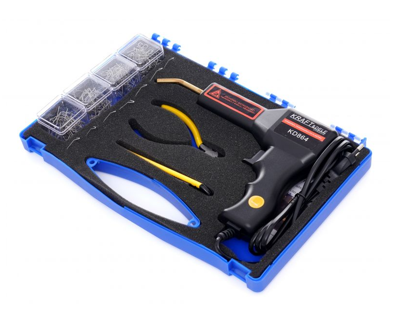Kunststoffschweißgerät + Heftklammern 50W KD864