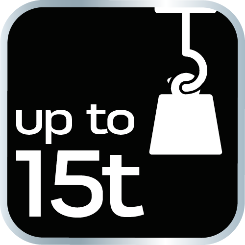 Hydraulische Hebebühne 15 t, 230-460 mm 10-455